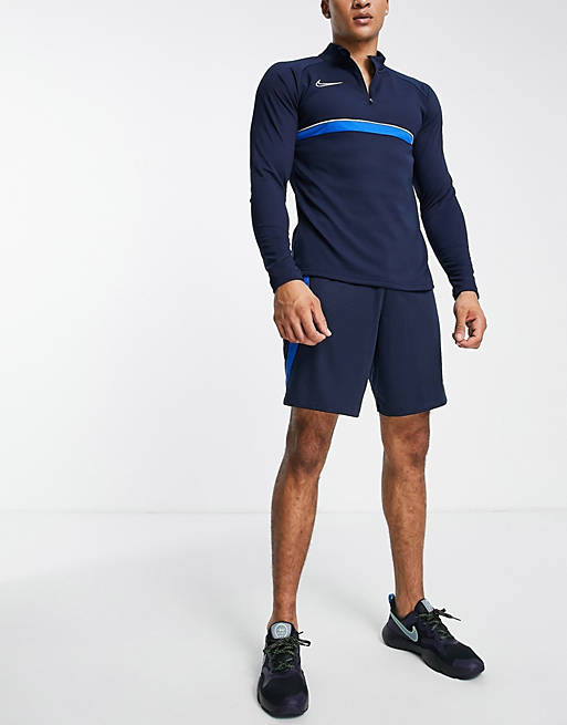 T-Shirts & Vests Nike Football Academy Drill half zip top in navy 