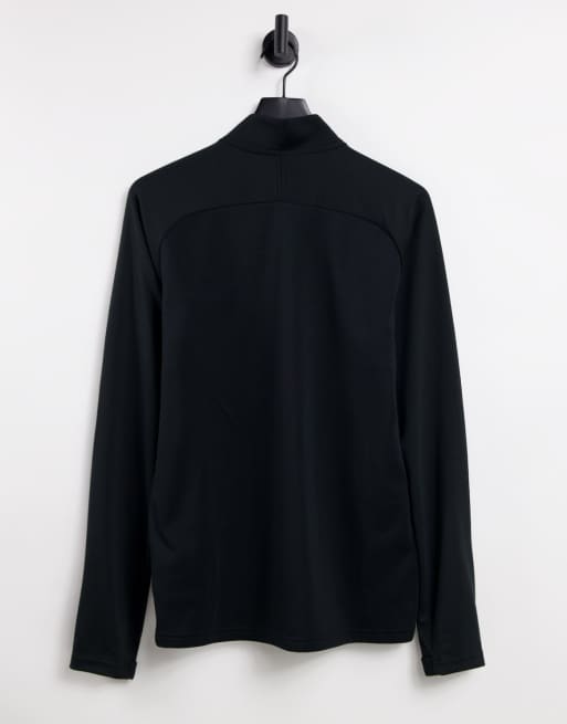 Nike Football - Academy Drill - Top met korte rits in zwart , 2 van 4
