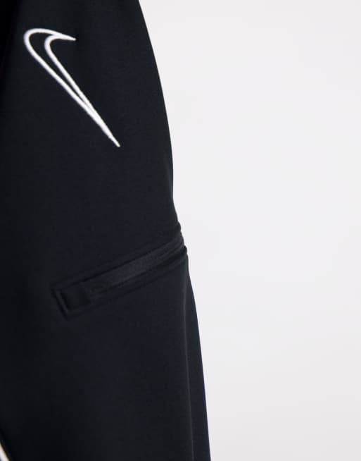 Nike Football - Academy Drill - Top met korte rits in zwart , 3 van 4