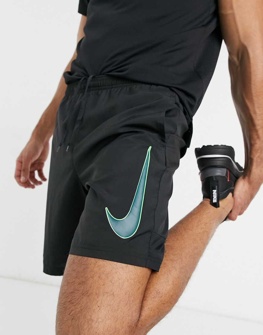 Nike Football - Academy Dry - Short met swoosh in zwart en groen