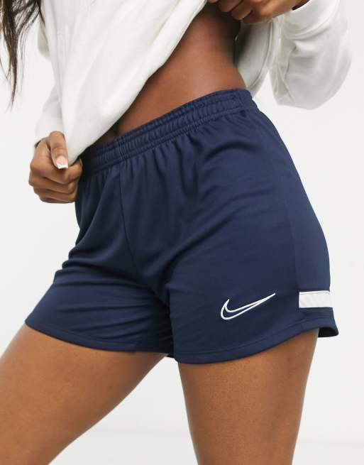 Nike navy football shorts on sale