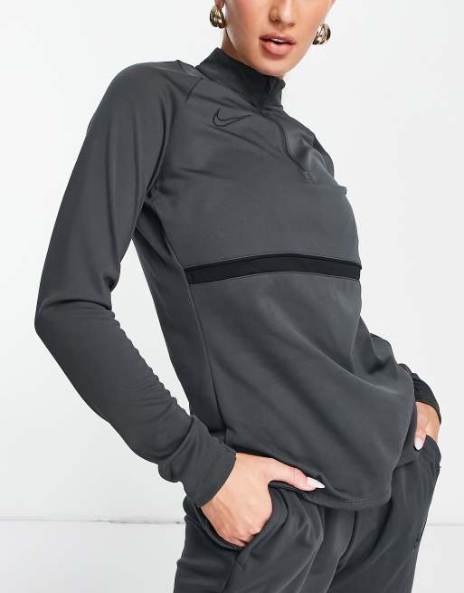 Nike academy drill top grey deals