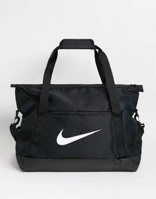 nike football academy holdall bag in black