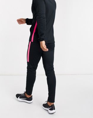 nike black and pink tracksuit