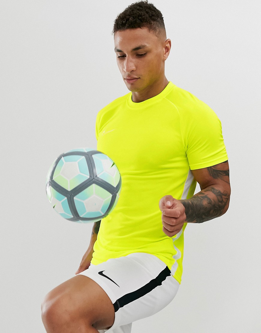 Nike Football – Academy – Gul t-shirt-Grå