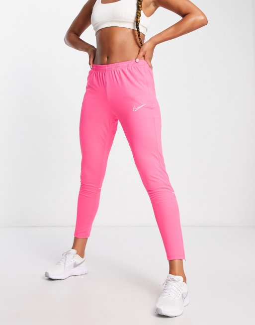 Pink best sale joggers nike