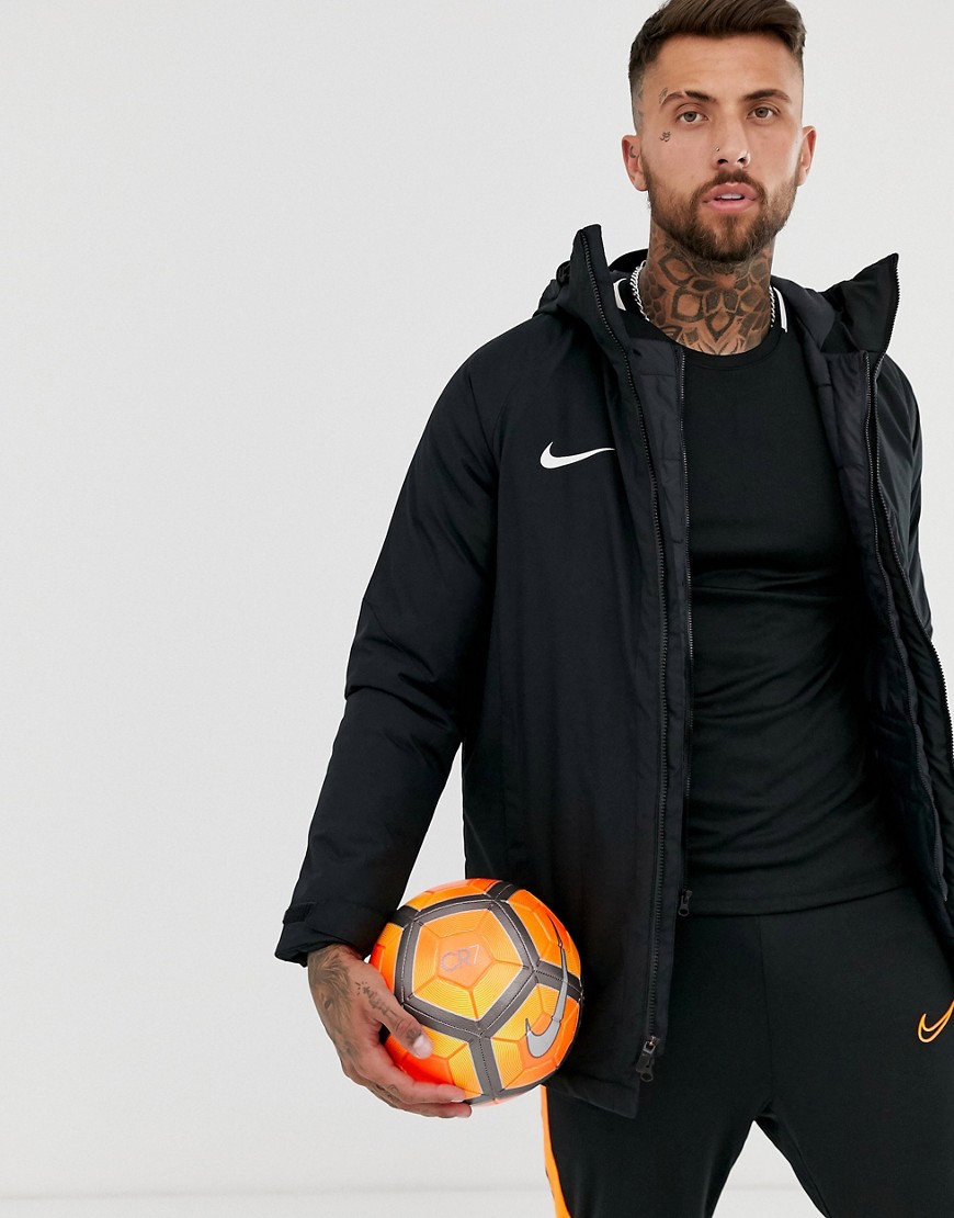 Nike Football academy padded parka in black