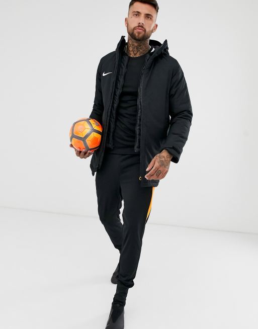 Nike Football academy padded parka in black