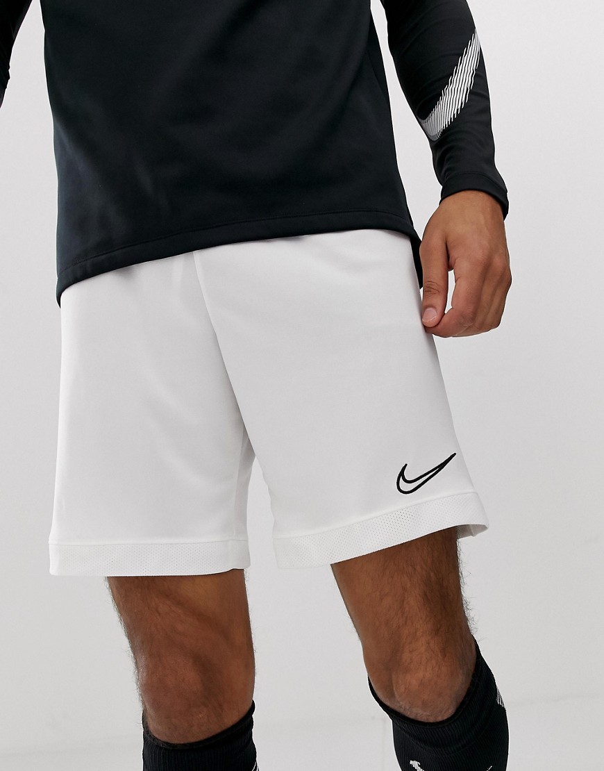 Nike Football - Academy - Pantaloncini bianchi-Bianco