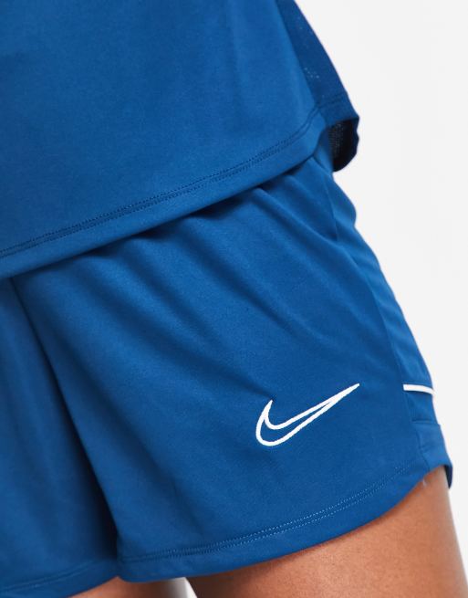 Nike Football - Academy - Short in blauw, 3 van 4