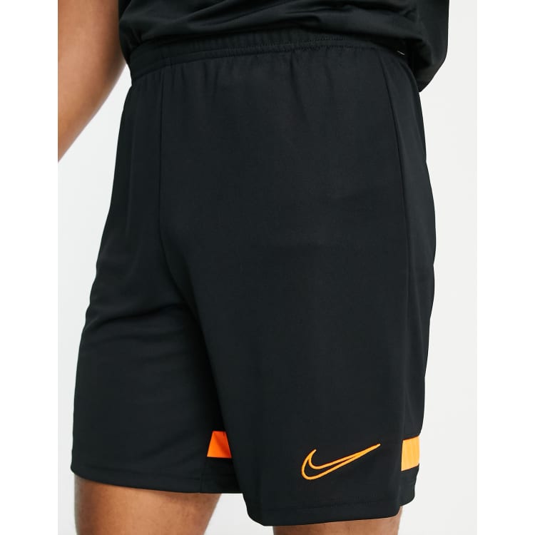 Black orange and store white nike shorts