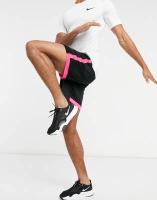 nike football academy shorts in black