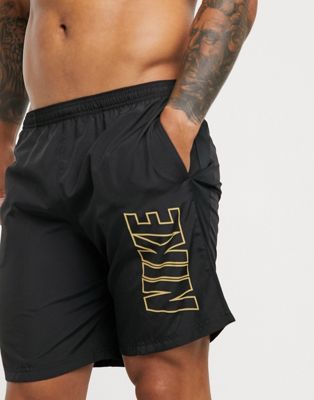 nike football academy shorts in black