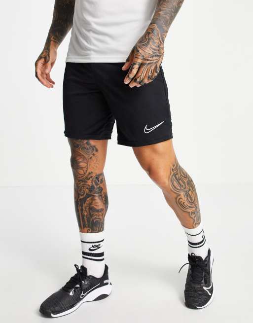 black nike football shorts