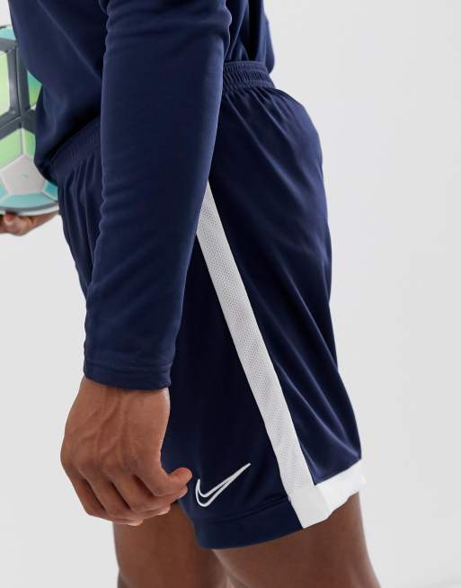 Nike Football academy shorts in navy ASOS