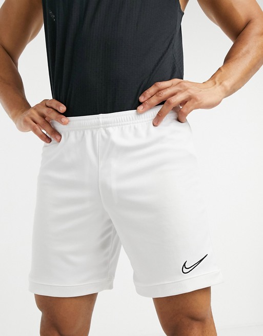 Nike Football academy shorts in white