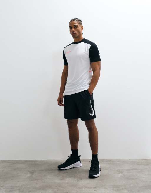 Nike Football Academy T-shirt bianca e nera, 2 di 5