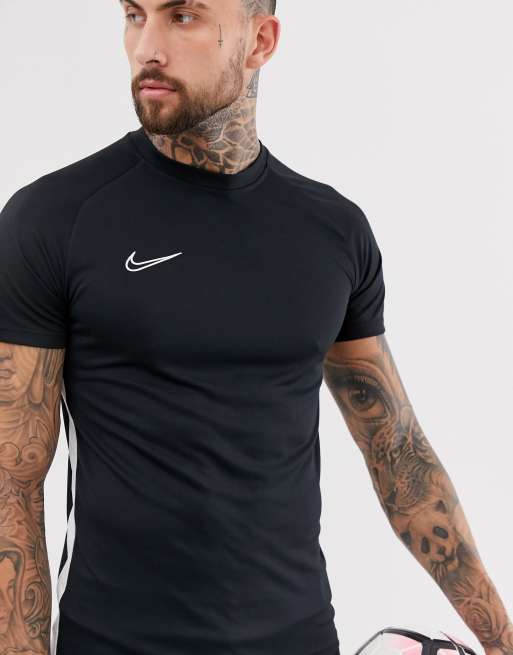 Nike academy t shirt black sale