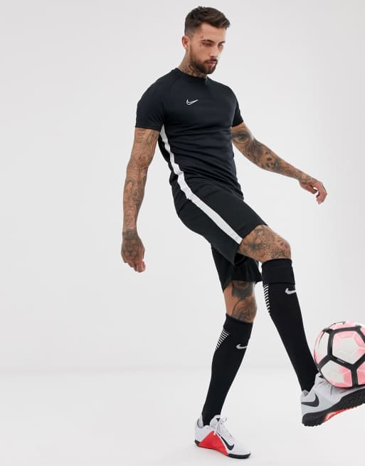 Formación envidia Cerdo Nike Football academy t-shirt in black | ASOS