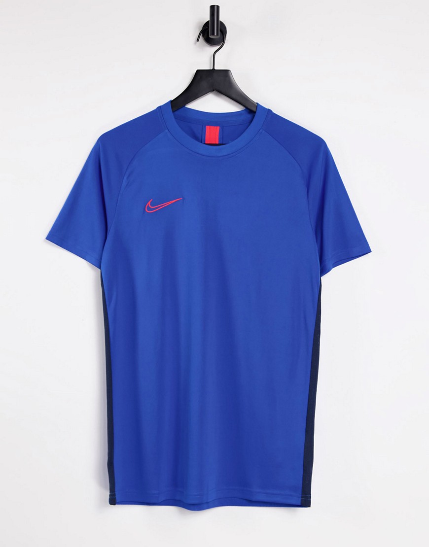 Nike Football – Academy – T-Shirt in Blau, Kombiteil