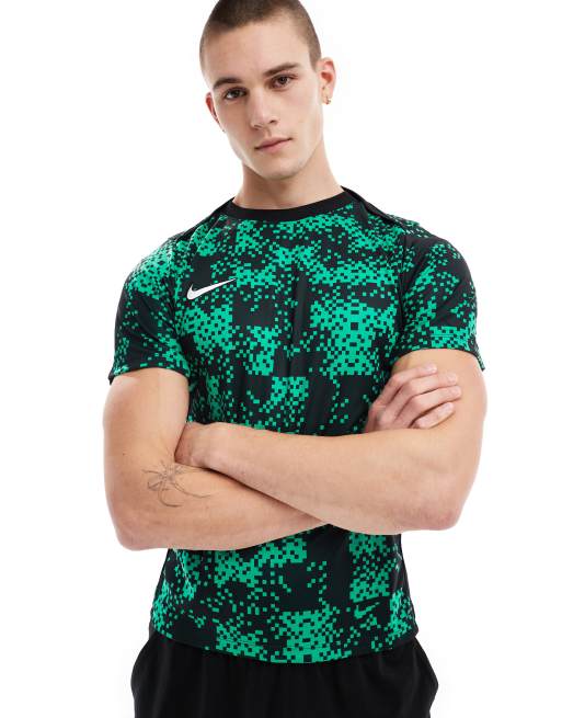  Nike Football Academy t-shirt in green print