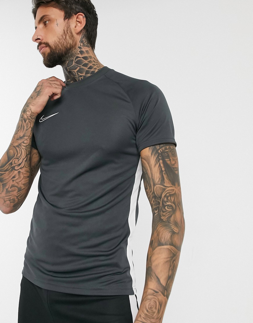 Nike - Football Academy - T-shirt in grijs