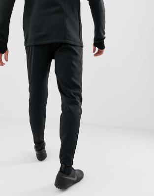 nike football academy joggers in black