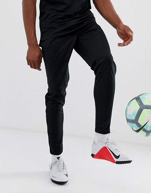 Nike Football academy tapered joggers in black