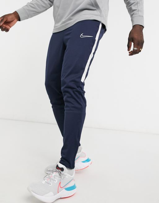 Nike Football academy tapered joggers in navy | ASOS