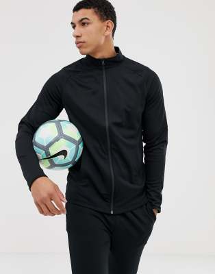 black nike tracksuit top