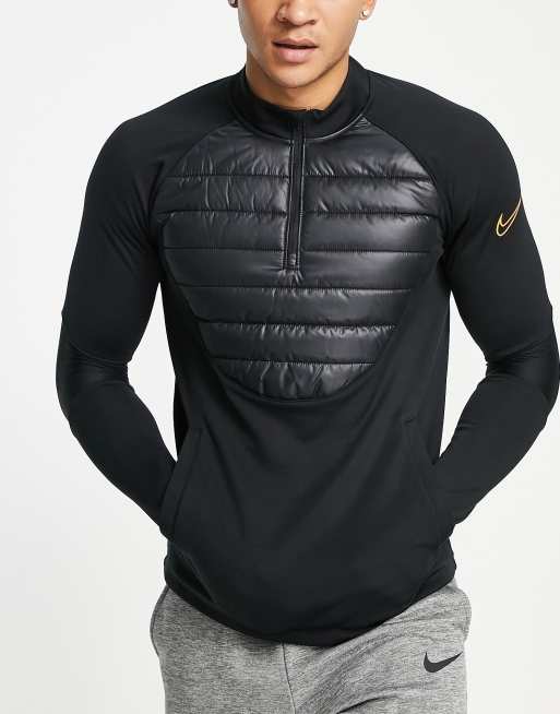 Nike academy winter store mid layer drill top