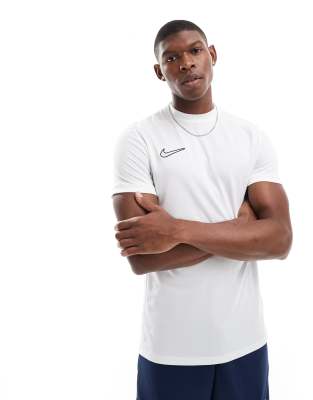 Nike Football - Academy 25 - T-shirt en tissu Dri-FIT - Blanc