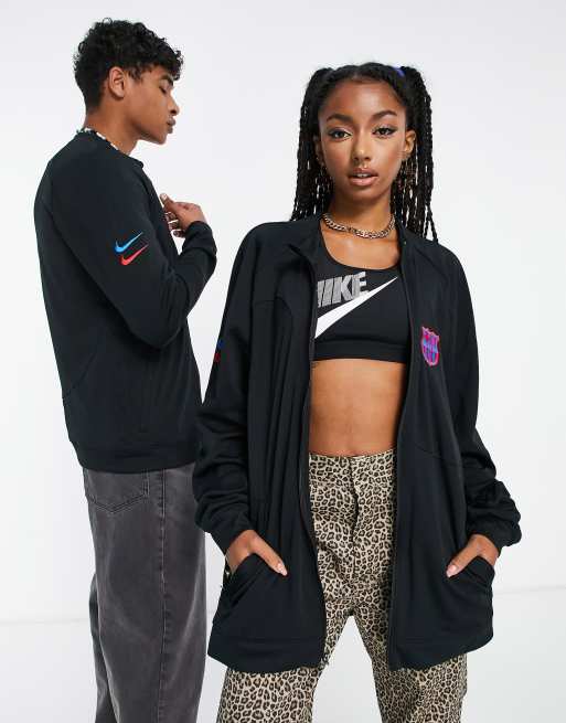 Nike Football - Barcelona FC Anthem - Uniseks jack in zwart