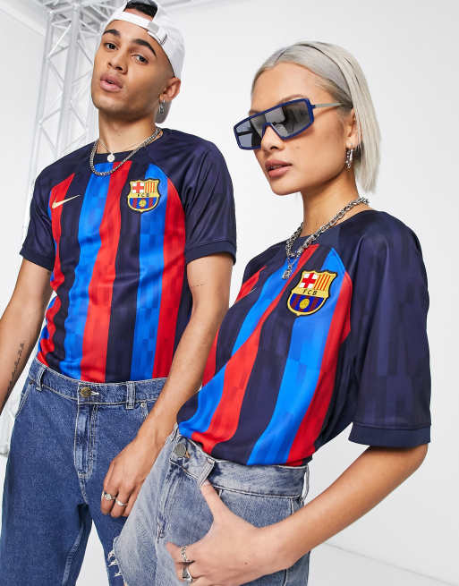 Nike Football - Barcelona FC - Uniseks stadionshirt in marineblauw