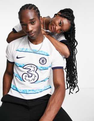 Nike Football Chelsea FC Away Stadium unisex jersey in white - ASOS Price Checker