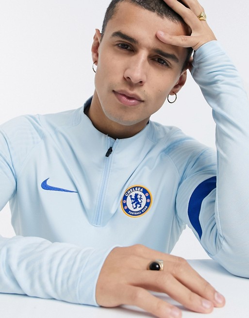 Nike Football Chelsea FC strike drill top in blue