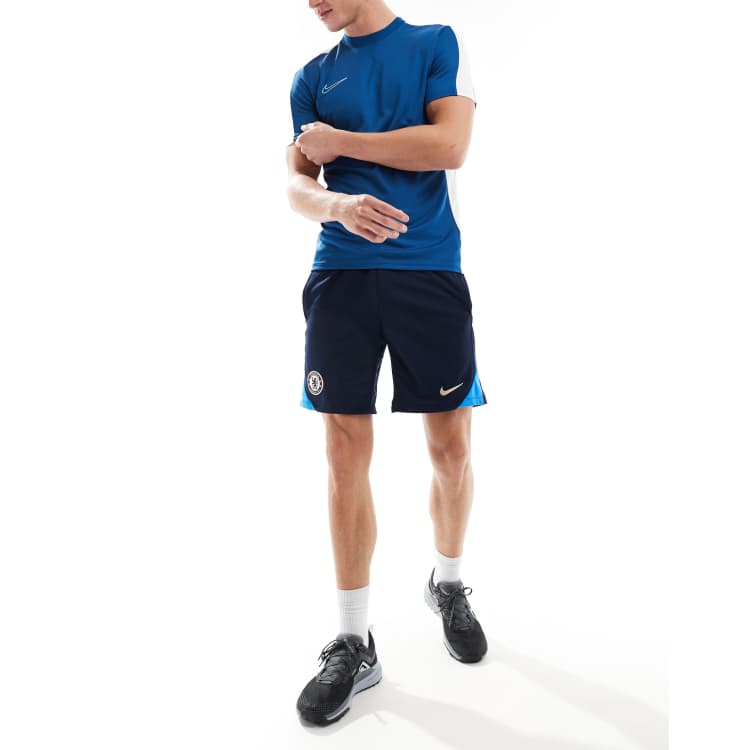 Nike Football Chelsea FC Strike shorts in navy and blue ASOS