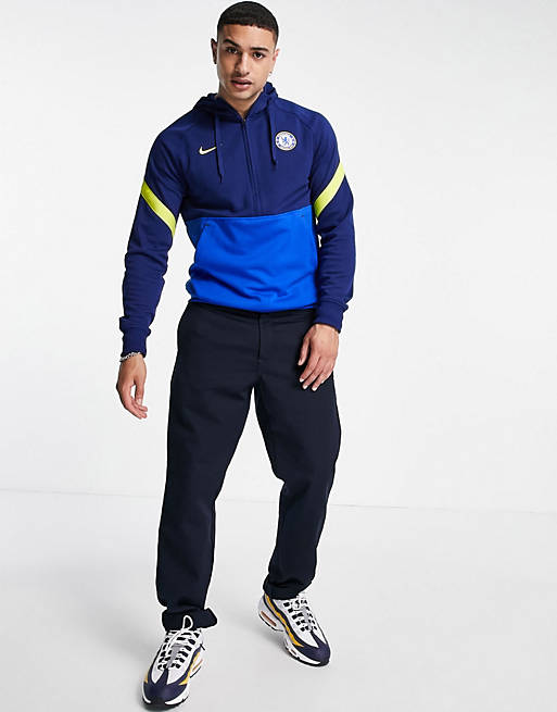 Nike Football Chelsea FC Travel hoodie in navy | ASOS