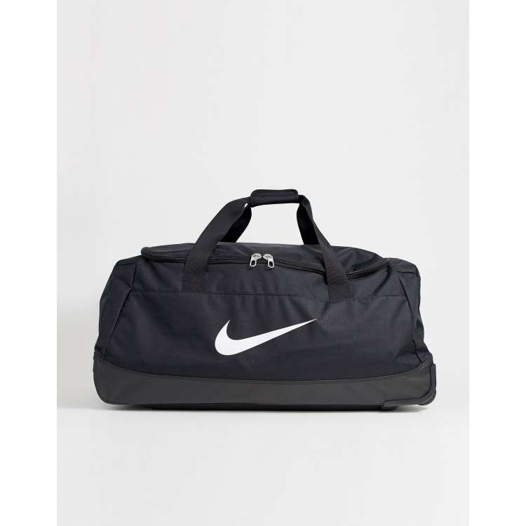 Nike Football club team roller bag in black