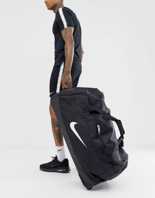 Nike Football club team roller bag in black