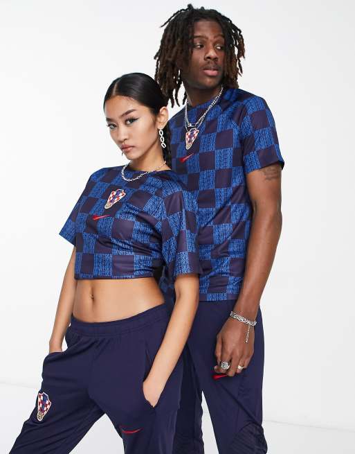 Nike Football – Croatia World Cup 2022 – Premium – Unisex – Mörkblå t-shirt