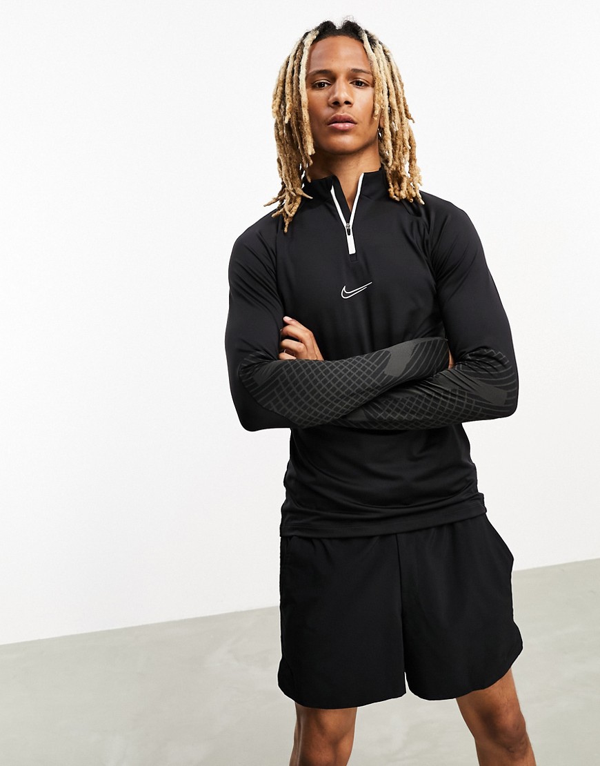 Nike Football Dri-Fit 1/2 zip sweat in black
