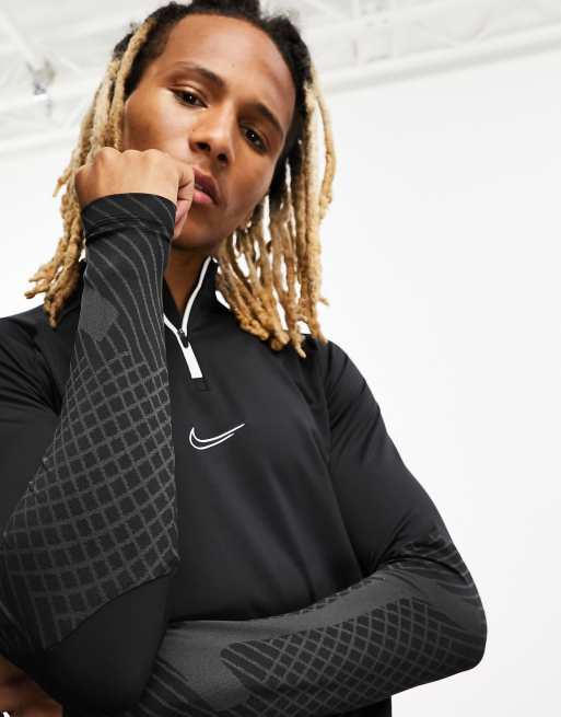 Nike Strike Dri-FIT Soccer 1/2-Zip Drill Top - White & Grey