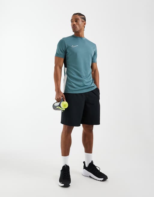 Nike Football Dri-FIT academey panel t-shirt in grey, 2 of 5