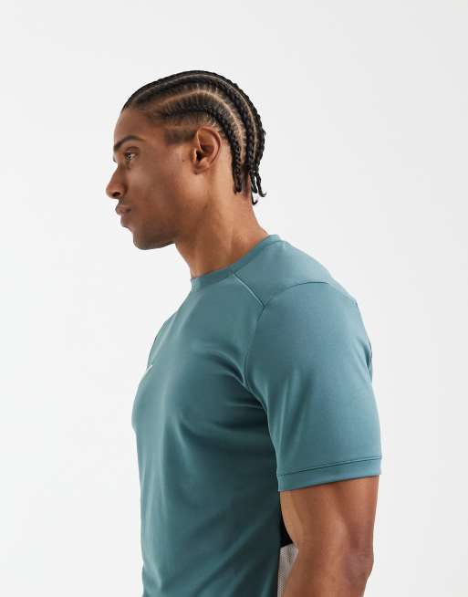 Nike Football Dri-FIT academey panel t-shirt in grey, 3 of 5