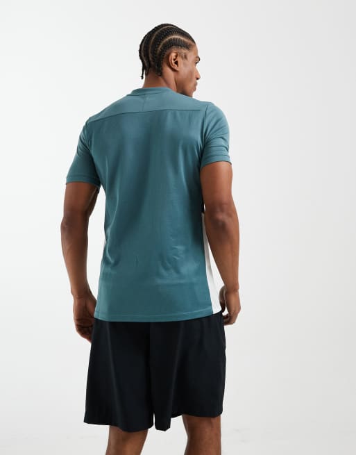 Nike Football Dri-FIT academey panel t-shirt in grey, 5 of 5