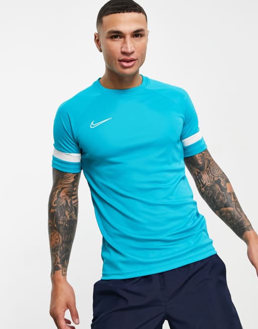 Nike academy t shirt hot sale blue