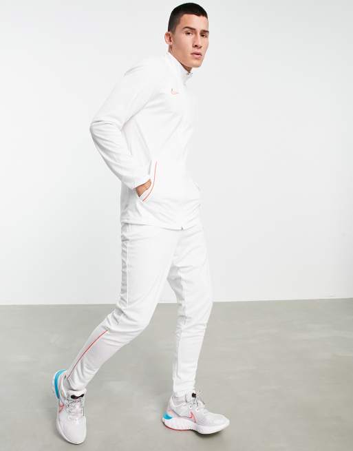 Nike white store track suit