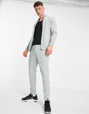 nike dri fit tracksuit grey