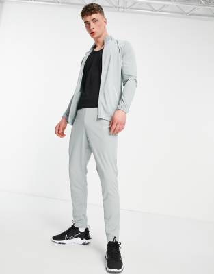 grey nike academy tracksuit
